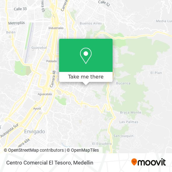 Centro Comercial El Tesoro map