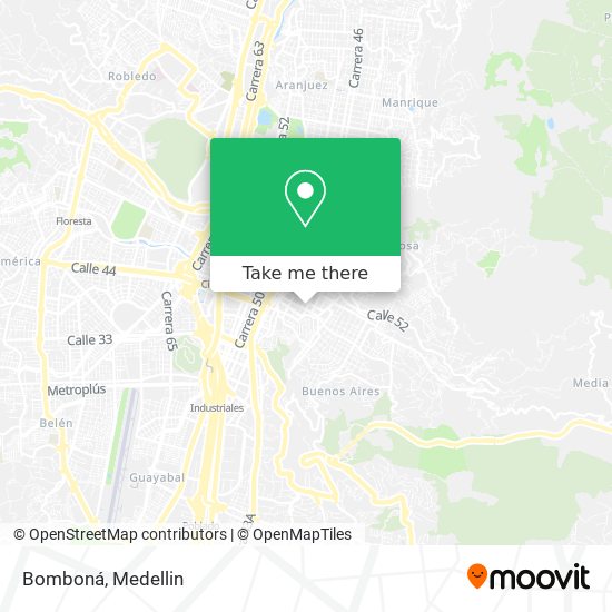 Mapa de Bomboná