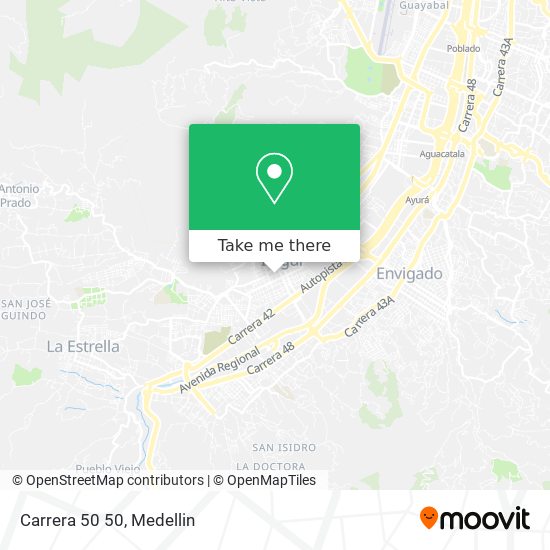 Mapa de Carrera 50 50