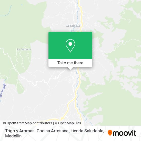 Trigo y Aromas. Cocina Artesanal, tienda Saludable map