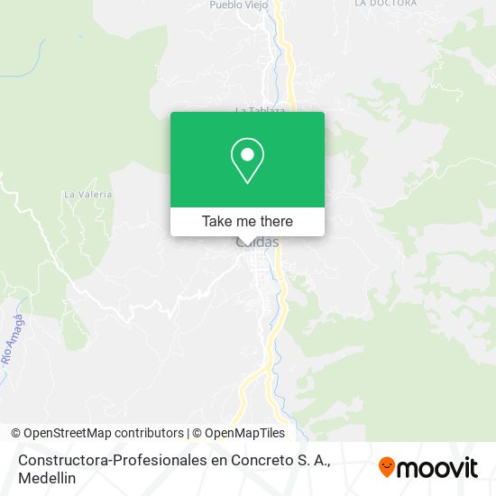 Mapa de Constructora-Profesionales en Concreto S. A.