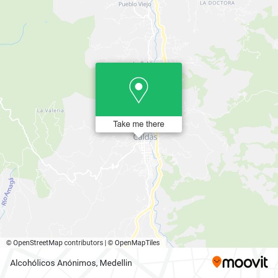 Mapa de Alcohólicos Anónimos