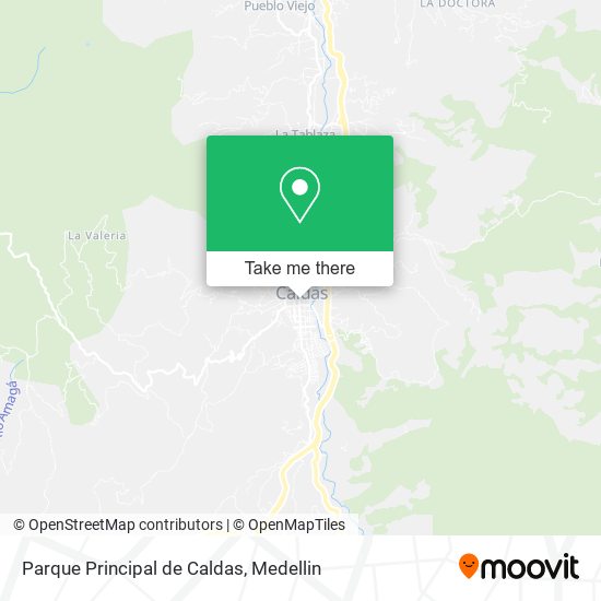 Parque Principal de Caldas map