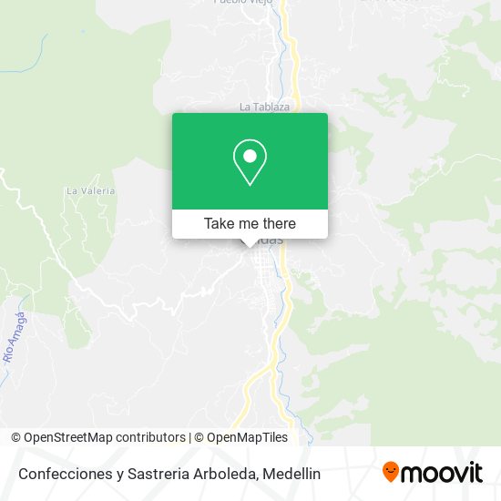 Mapa de Confecciones y Sastreria Arboleda