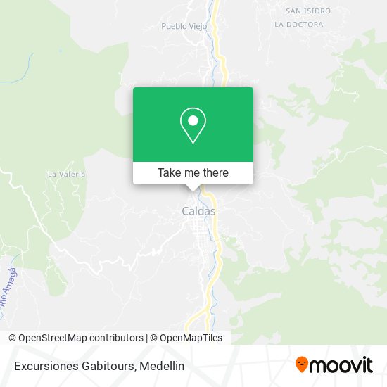 Excursiones Gabitours map