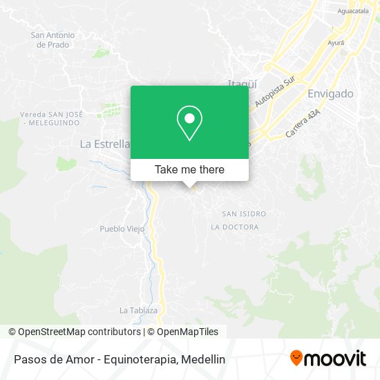 Pasos de Amor - Equinoterapia map