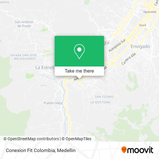 Conexion Fit Colombia map