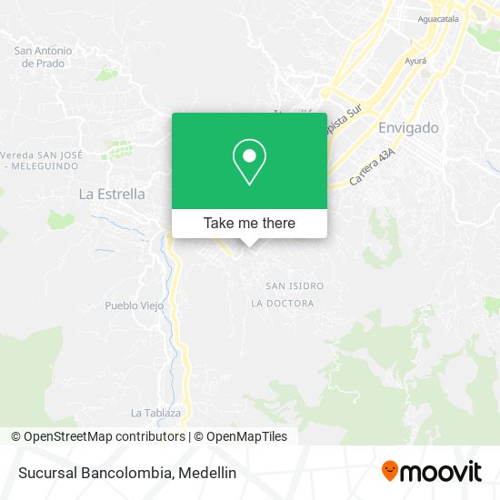 Mapa de Sucursal Bancolombia