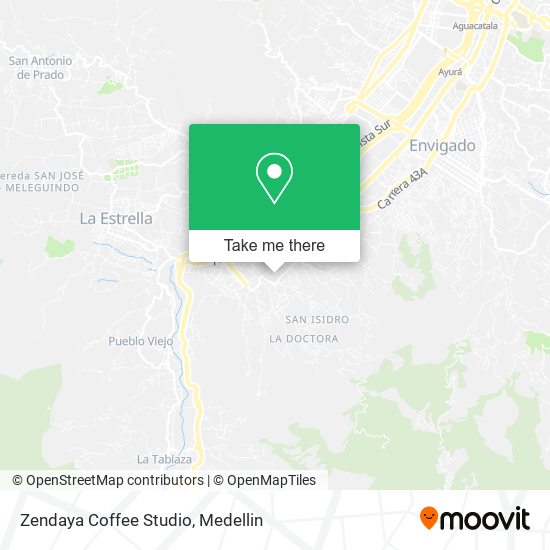 Mapa de Zendaya Coffee Studio