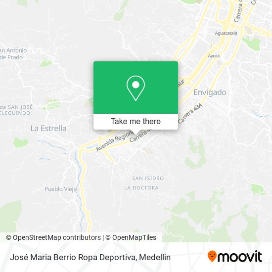 Mapa de José Maria Berrio Ropa Deportiva