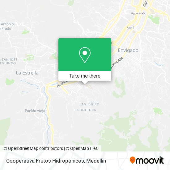 Mapa de Cooperativa Frutos Hidropónicos