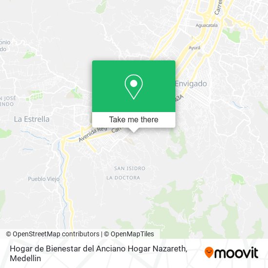 Hogar de Bienestar del Anciano Hogar Nazareth map