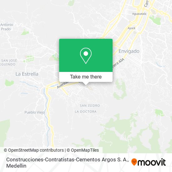 Mapa de Construcciones-Contratistas-Cementos Argos S. A.