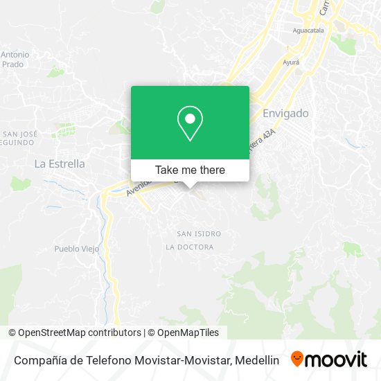 Compañía de Telefono Movistar-Movistar map