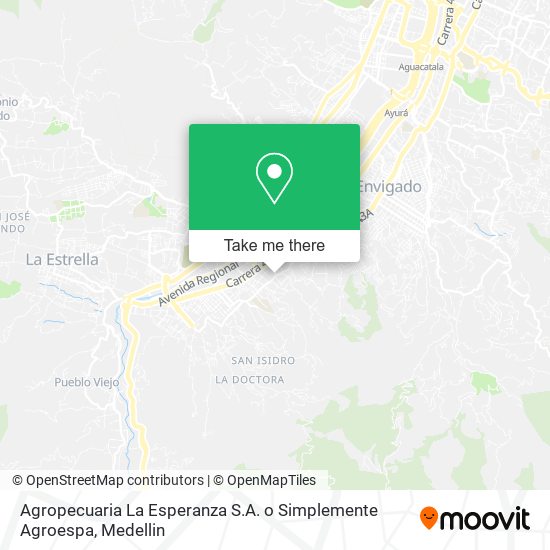 Mapa de Agropecuaria La Esperanza S.A. o Simplemente Agroespa