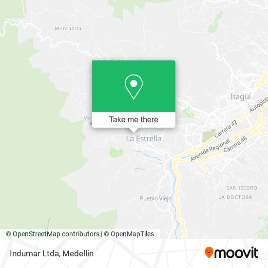 Mapa de Indumar Ltda