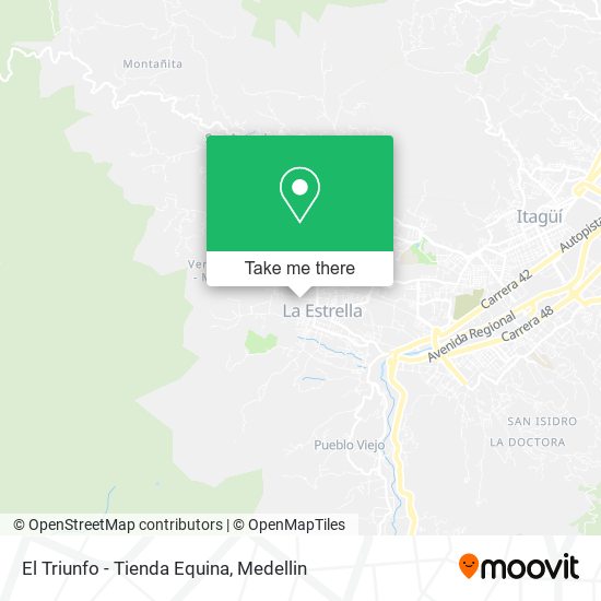 Mapa de El Triunfo - Tienda Equina