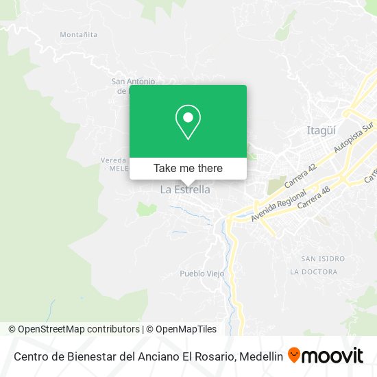 Centro de Bienestar del Anciano El Rosario map