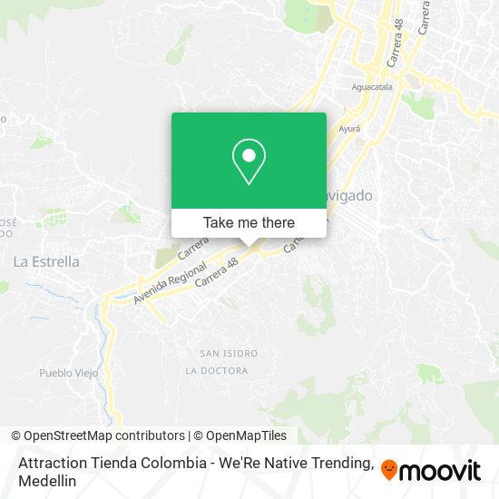 Attraction Tienda Colombia - We'Re Native Trending map