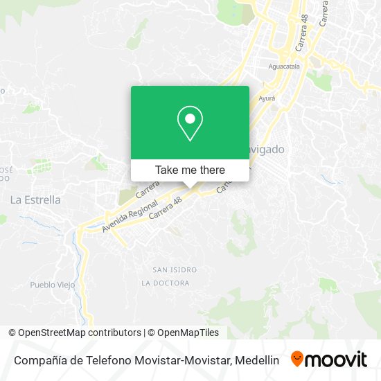 Compañía de Telefono Movistar-Movistar map