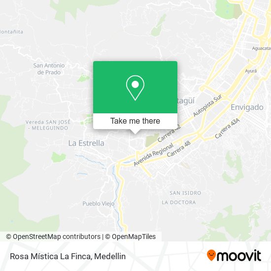 Rosa Mística La Finca map