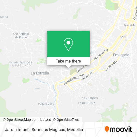 Jardín Infantil Sonrisas Mágicas map