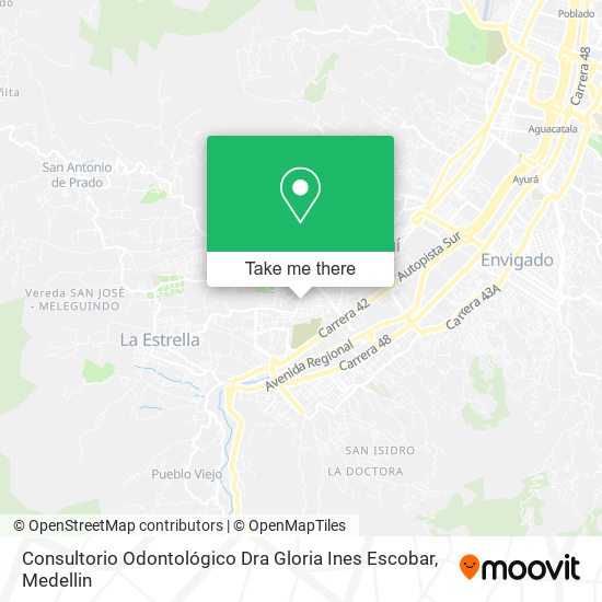 Consultorio Odontológico Dra Gloria Ines Escobar map