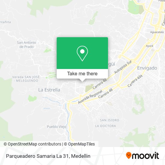 Parqueadero Samaria La 31 map