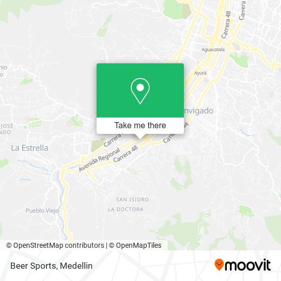 Beer Sports map
