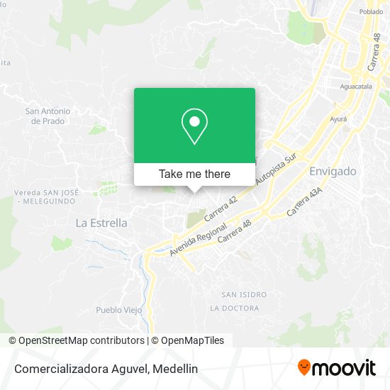 Mapa de Comercializadora Aguvel