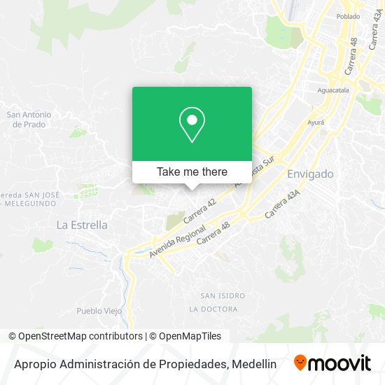 Apropio Administración de Propiedades map