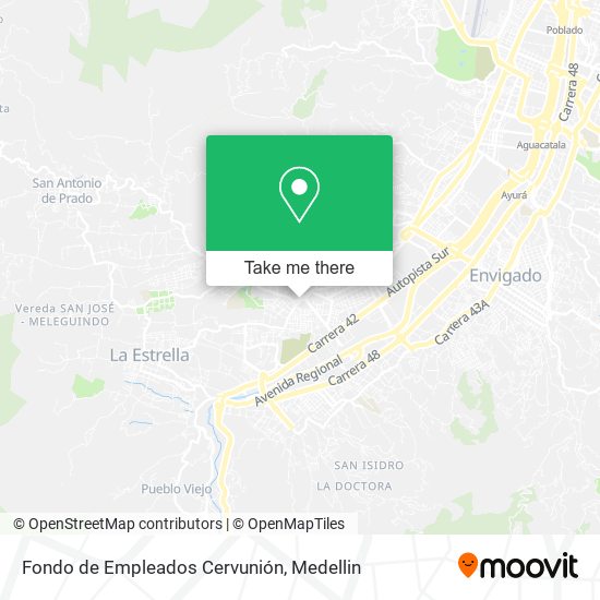 Fondo de Empleados Cervunión map