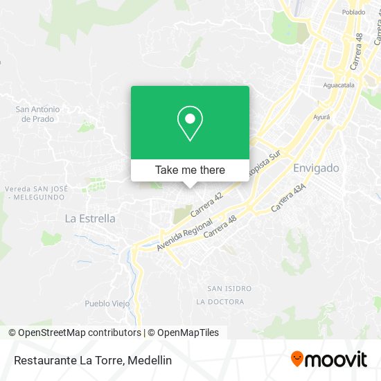Mapa de Restaurante La Torre