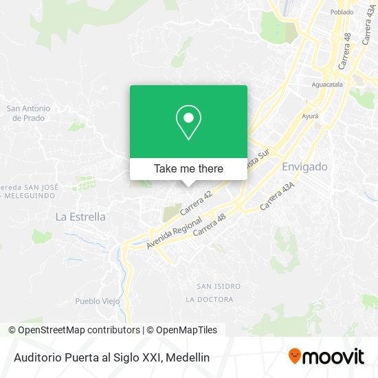 Auditorio Puerta al Siglo XXI map