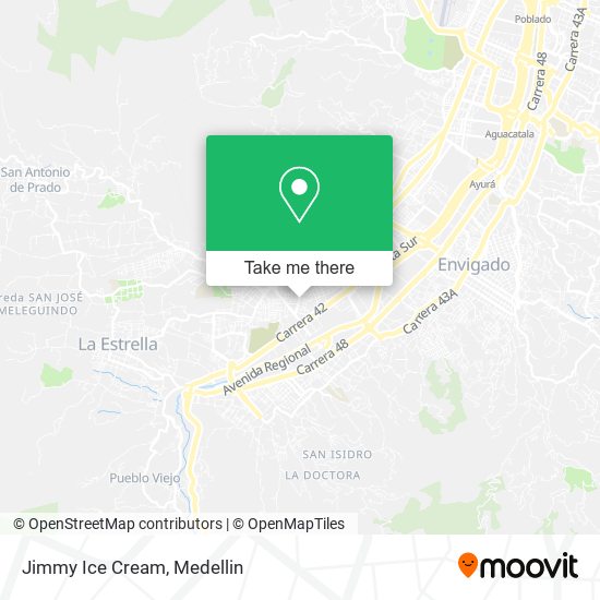 Mapa de Jimmy Ice Cream