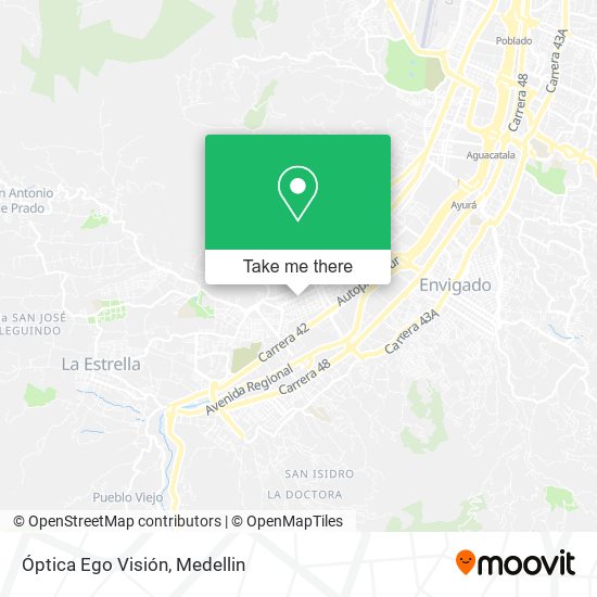 Óptica Ego Visión map