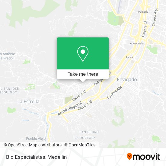 Mapa de Bio Especialistas