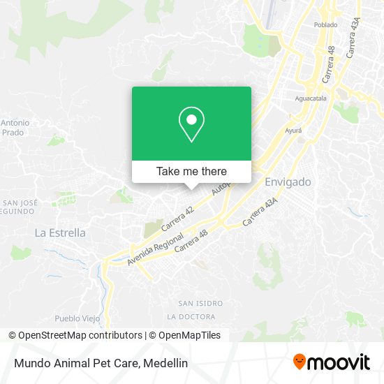 Mundo Animal Pet Care map