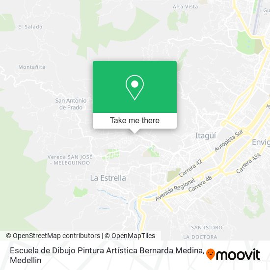 Escuela de Dibujo Pintura Artística Bernarda Medina map