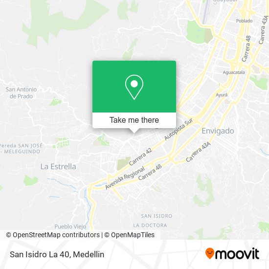 Mapa de San Isidro La 40