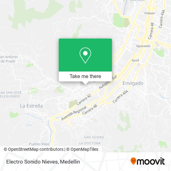 Electro Sonido Nieves map