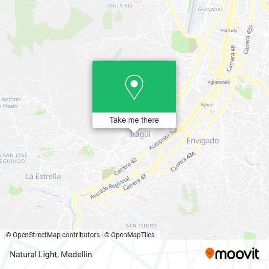 Mapa de Natural Light