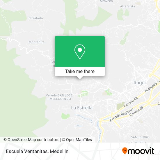 Mapa de Escuela Ventanitas