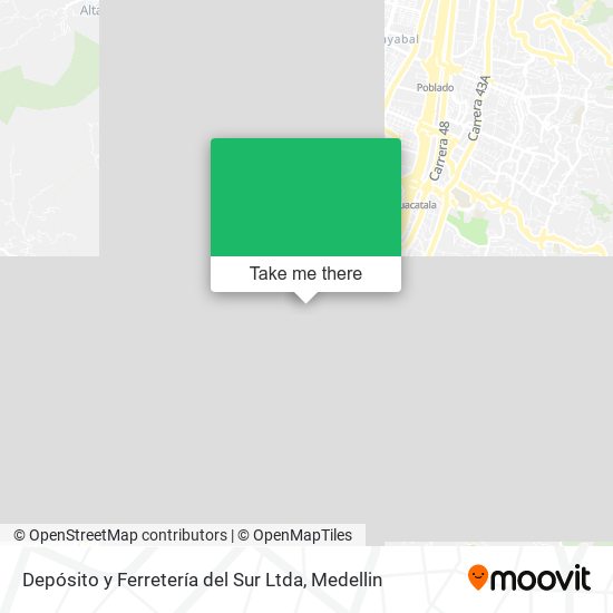 Mapa de Depósito y Ferretería del Sur Ltda