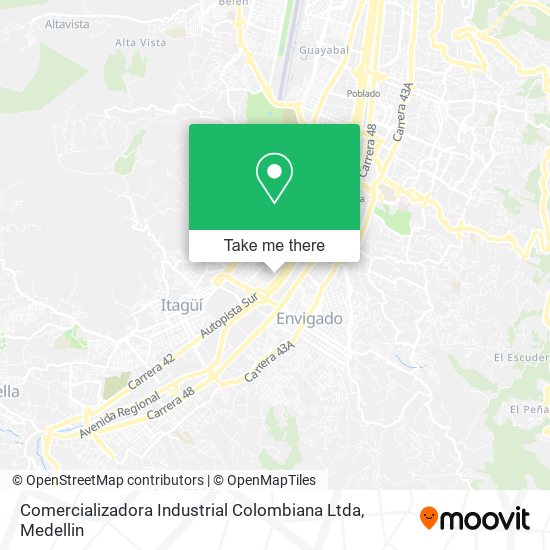 Comercializadora Industrial Colombiana Ltda map