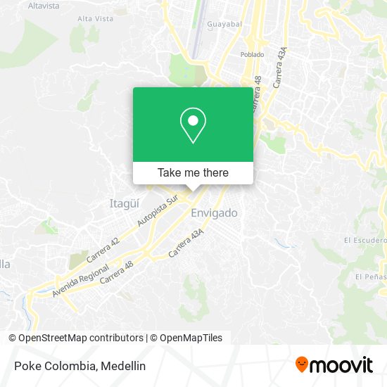 Mapa de Poke Colombia