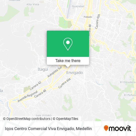 Iqos Centro Comercial Viva Envigado map