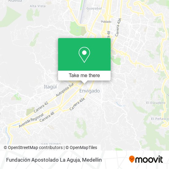 Mapa de Fundación Apostolado La Aguja