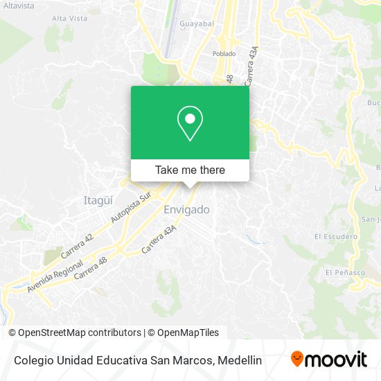 Colegio Unidad Educativa San Marcos map