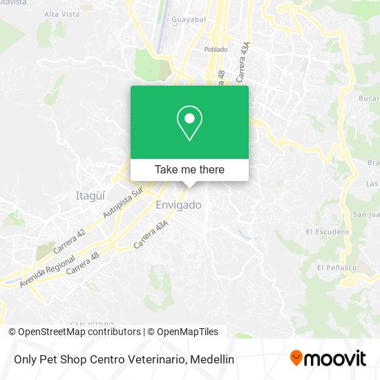 Only Pet Shop Centro Veterinario map
